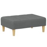 sötétszüke szövet lábzsámoly 77x55x31 cm