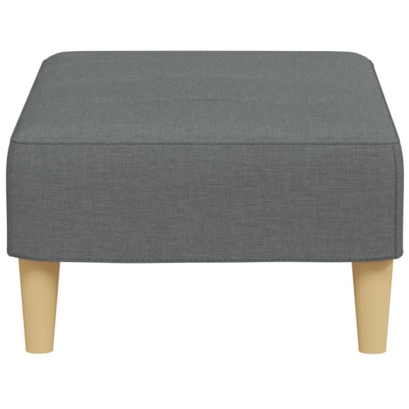 sötétszüke szövet lábzsámoly 77x55x31 cm