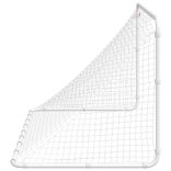 fehér acél focikapu 122x81x81 cm