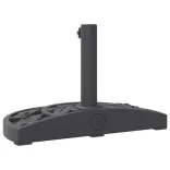 félkör alakú napernyőtalp rúdhoz Ø38 / 48 mm 9 kg