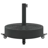 görgős kerek napernyőtalp rúdhoz Ø38 / 48 mm 27 kg