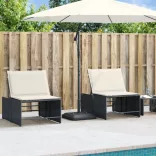 fogantyús négyszögű napernyőtalp rúdhoz Ø38 / 48 mm 27 kg