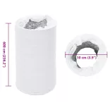 alumínium és PVC szellőzőcső 6 m Ø10 cm