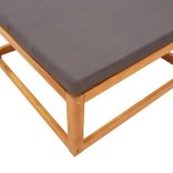 3 részes kerti kanapégarnitúra párnákkal, akácfa és rattan