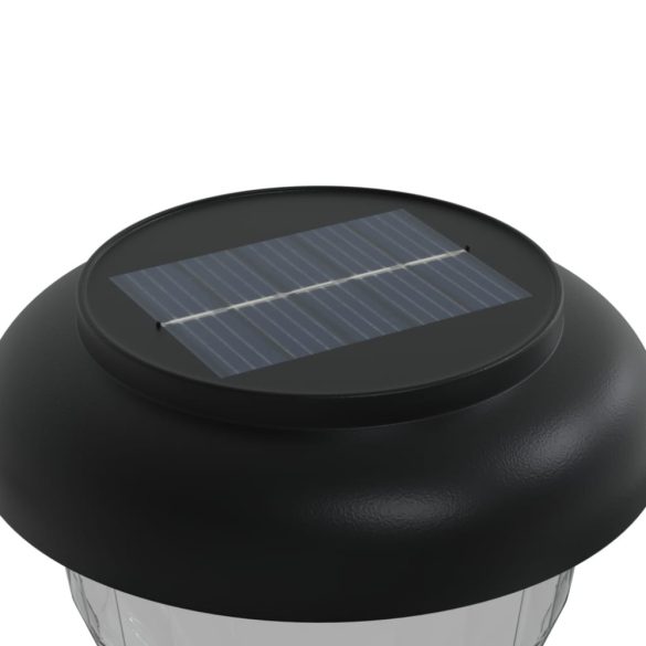 4 db meleg fehér és RGB napelemes ösvény lámpa tüskével