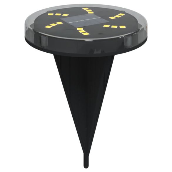 4 db meleg fehér napelemes kültéri talajlámpa tüskével