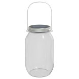 12 db meleg fehér kültéri napelemes befőttes üveg lámpa