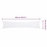 fehér kamuflázsháló tárolózsákkal 844x142 cm