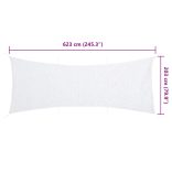 fehér kamuflázsháló tárolózsákkal 623x203 cm