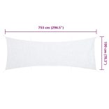 fehér kamuflázsháló tárolózsákkal 753x199 cm