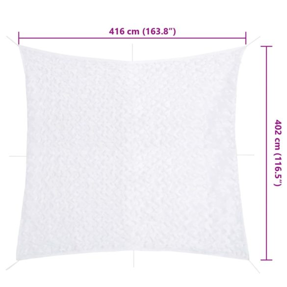 fehér kamuflázsháló tárolózsákkal 416x402 cm