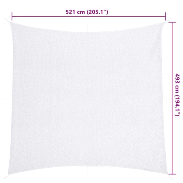 fehér kamuflázsháló tárolózsákkal 521x493 cm