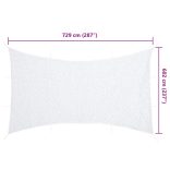 fehér kamuflázsháló tárolózsákkal 729x602 cm