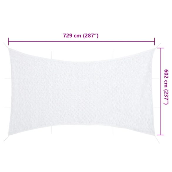 fehér kamuflázsháló tárolózsákkal 729x602 cm