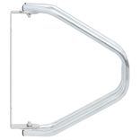 2 db horganyzott acél falra szerelhető kerékpártartó