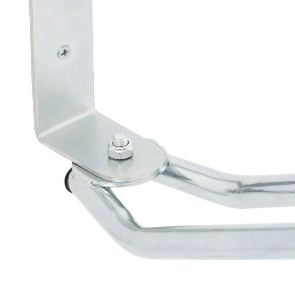 2 db horganyzott acél falra szerelhető kerékpártartó