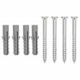 2 db horganyzott acél falra szerelhető kerékpártartó