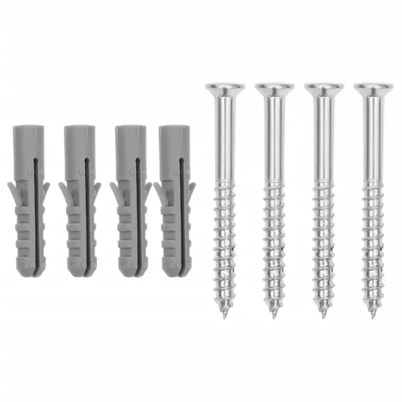 2 db horganyzott acél falra szerelhető kerékpártartó