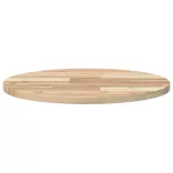 kerek tömör akácfa asztallap Ø50 x 2 cm