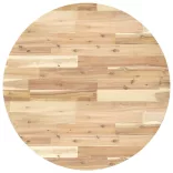 kerek tömör akácfa asztallap Ø80 x 2 cm