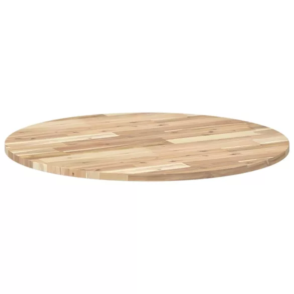 kerek tömör akácfa asztallap Ø80 x 2 cm