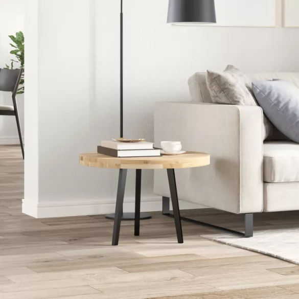 kerek tömör akácfa asztallap Ø60 x 4 cm