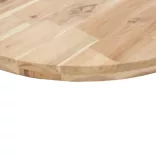 kerek tömör akácfa asztallap Ø60 x 4 cm