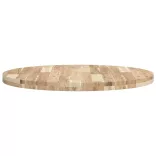 kerek tömör akácfa asztallap Ø80 x 4 cm