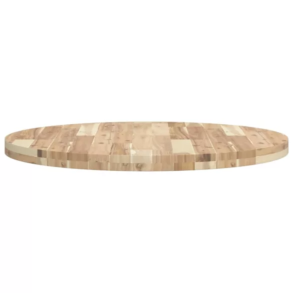 kerek tömör akácfa asztallap Ø80 x 4 cm