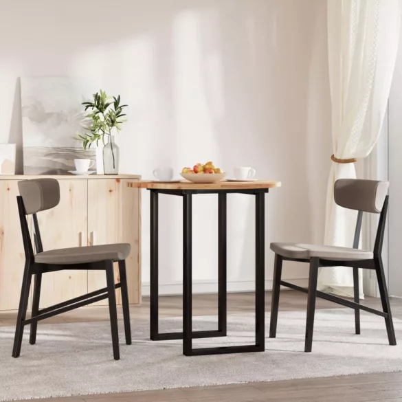 kerek tömör akácfa asztallap Ø70 x 2 cm