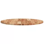 kerek tömör akácfa asztallap Ø70 x 2 cm