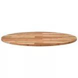 kerek tömör akácfa asztallap Ø90 x 2 cm