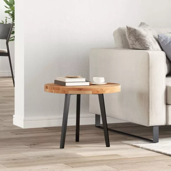 kerek tömör akácfa asztallap Ø50 x 4 cm