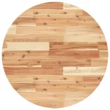 kerek tömör akácfa asztallap Ø70 x 4 cm