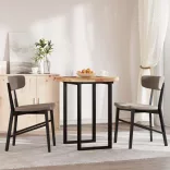 kerek tömör akácfa asztallap Ø70 x 4 cm