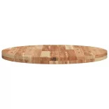 kerek tömör akácfa asztallap Ø70 x 4 cm