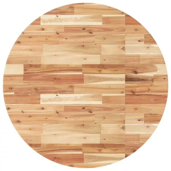 kerek tömör akácfa asztallap Ø90 x 4 cm