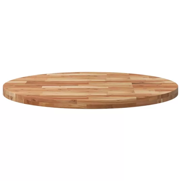 kerek tömör akácfa asztallap Ø90 x 4 cm