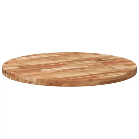 kerek tömör akácfa asztallap Ø90 x 4 cm