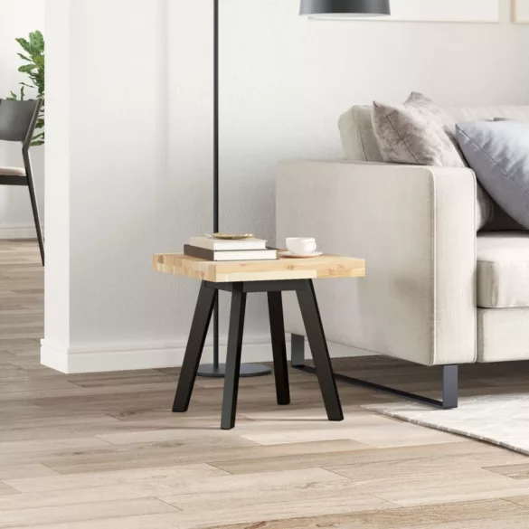 négyzet alakú tömör akácfa asztallap 40 x 40 x 4 cm