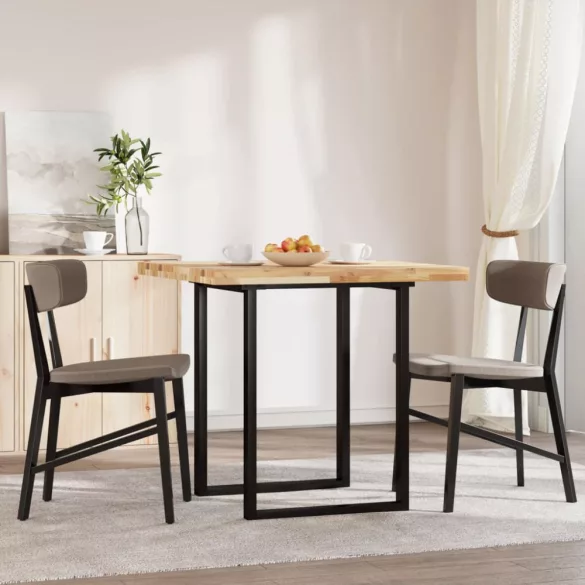 négyzet alakú tömör akácfa asztallap 80 x 80 x 4 cm