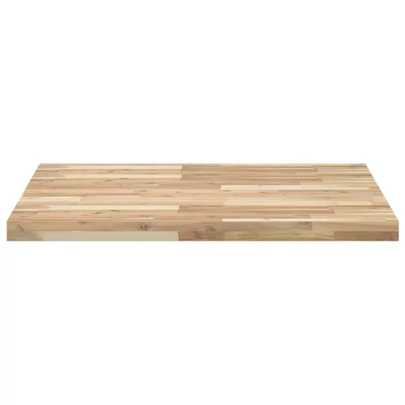négyzet alakú tömör akácfa asztallap 80 x 80 x 4 cm