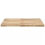 négyzet alakú tömör akácfa asztallap 90 x 90 x 4 cm