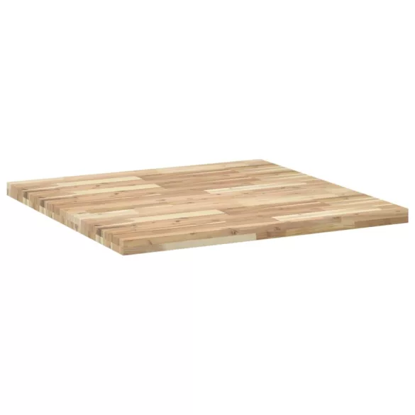 négyzet alakú tömör akácfa asztallap 90 x 90 x 4 cm