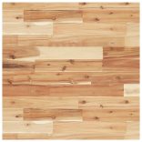 négyzet alakú tömör akácfa asztallap 60 x 60 x 2 cm