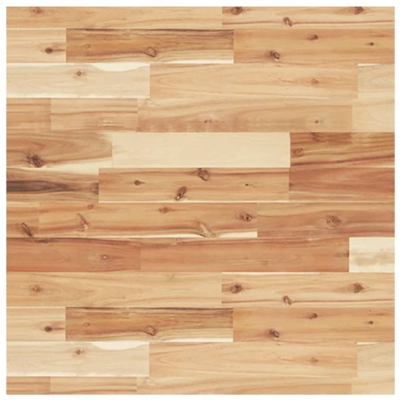 négyzet alakú tömör akácfa asztallap 60 x 60 x 2 cm