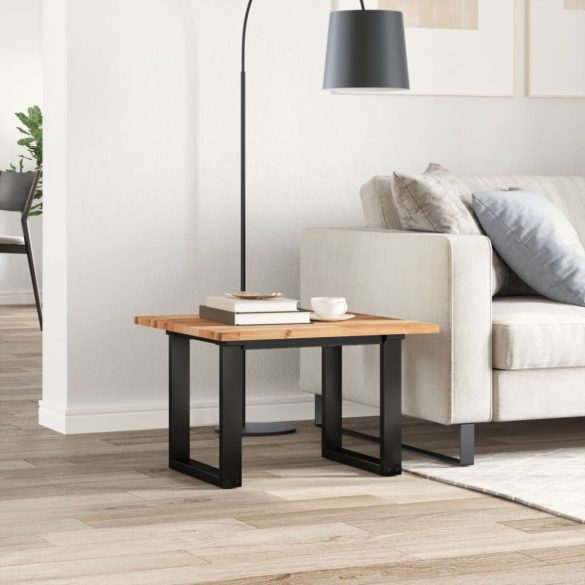 négyzet alakú tömör akácfa asztallap 60 x 60 x 2 cm