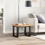 négyzet alakú tömör akácfa asztallap 50 x 50 x 4 cm