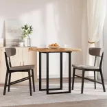 négyzet alakú tömör akácfa asztallap 70 x 70 x 4 cm