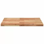 négyzet alakú tömör akácfa asztallap 80 x 80 x 4 cm